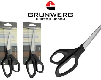 Grunwerg Stainless Dressmaking Tailoring Scissors Shears Upholstery Craft Fabric - 210mm or 235mm