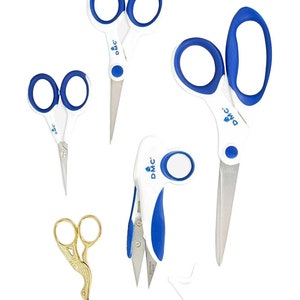 DMC Pack de 5 ciseaux de broderie de couture essentiels Snips de couture de cigogne image 2