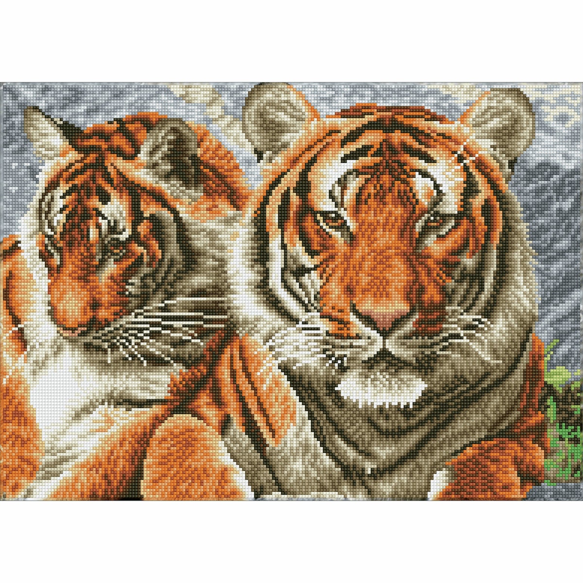 Diamond Dotz Squares Facet Art Intermediate Tigers