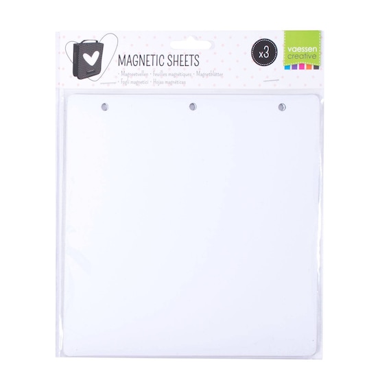 Vaessen Creative Magnetic Sheets 3pcs Perfect for Storage Folders 