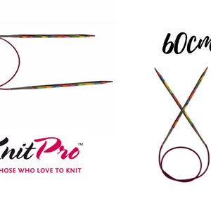 KnitPro Symfonie Fixed Circular Needles 60cm Length - Sizes 2mm-12mm Knitting Needles