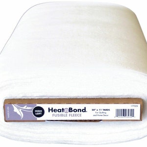 Heat n Bond Fusible Fleece - High Loft - Iron On Bag Making - Lengths up to 10m