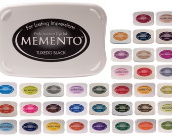 Tsukineko Memento Ink Pad LARGE Rubber Stamp Quick Dry Fade Resistant Dye