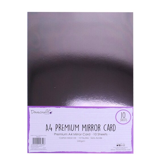 Dovecraft A4 Metallic Smooth Card - 8pk Dovecraft A4 Metallic Smooth Card - 8pk