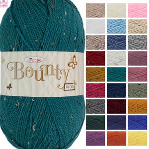 King Cole Bounty Aran 250g Acrylic Knitting Yarn Wool - All Colours Crochet