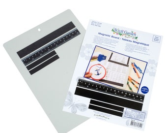 A4 Magnetic Board with Magnetic Ruler & 3 Strips - For Cross Stitch