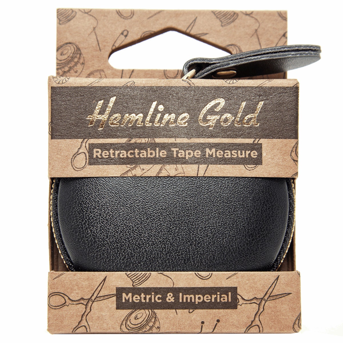 Leather-Covered Retractable Tape Measures, 60, Made in Germany