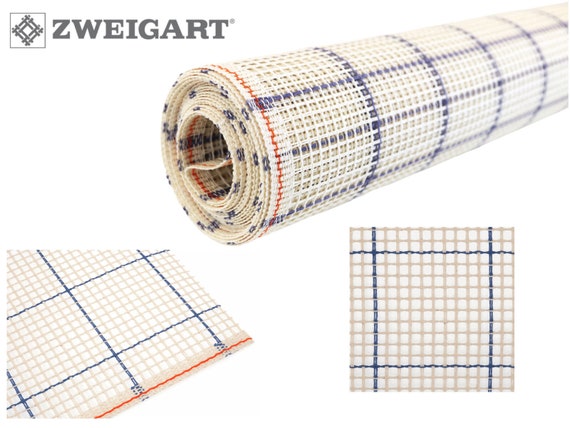 Zweigart Latch Hook Canvas for Rug Making 3 Count/Hpi - Various Lengths Available
