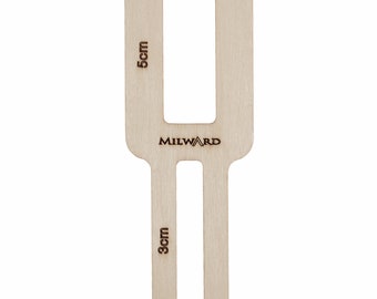 Milward Wooden Pom Pom Maker - 2 rozmiary w jednym - Rzemiosło Szycie Bobbles
