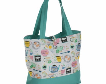 Hobbygift Shoulder Craft Bag Time for Tea Design Crafts - Etsy UK