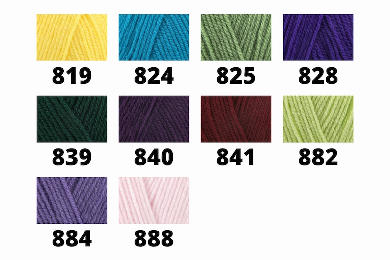 New Colours Added Sirdar Bonus DK 100g Yarn Colours DK Double Knit Knitting Crochet Yarn Acrylic image 7