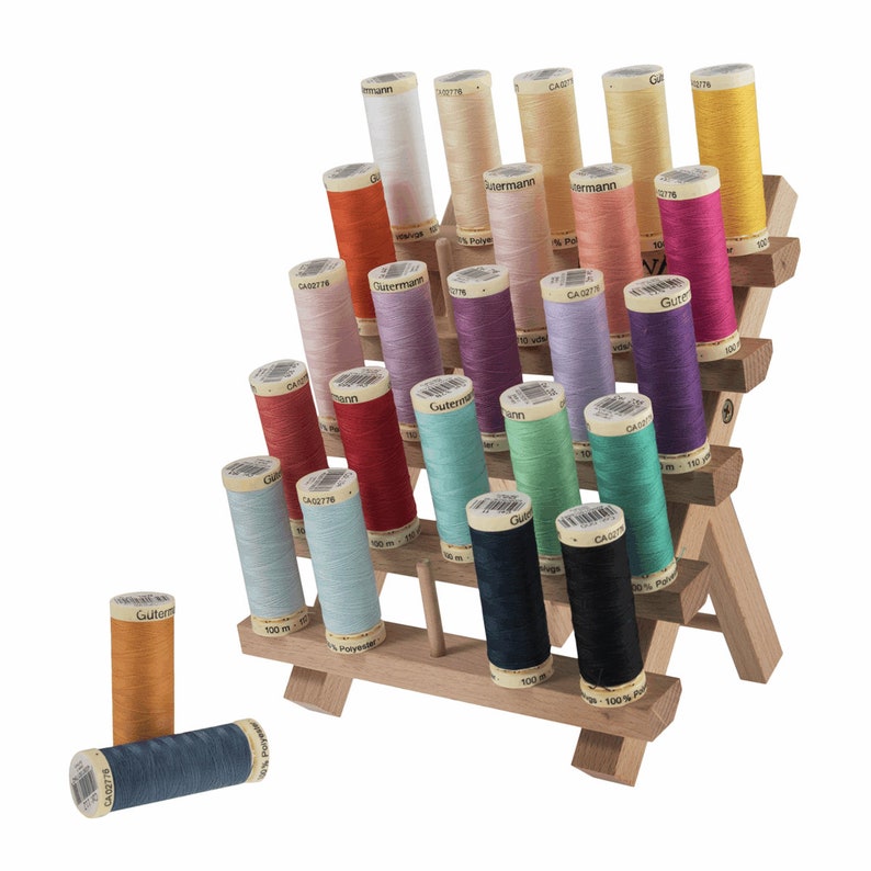 Milward Wooden Thread Rack 25 Spools - Organise All Your Threads ...