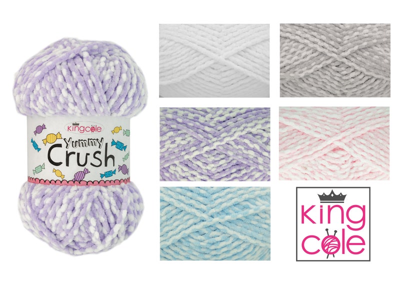 King Cole Yummy Crush 100g Super Soft Knitting Yarn Chunky Etsy UK King Cole Yummy Crush 100g Super Soft Knitting Yarn Chunky Etsy UK