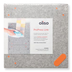 Oliso Pro Press Link Portable Pressing Mat Square Shape For Sewing Ironing Pad - Craft, Sewing, Quilting Knitting, Embroidery, Detailed Work