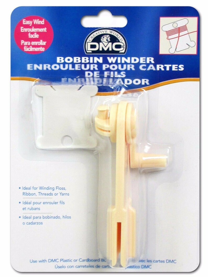 DMC Plastic Floss Bobbin Winder Embroidery Thread Winder Etsy UK