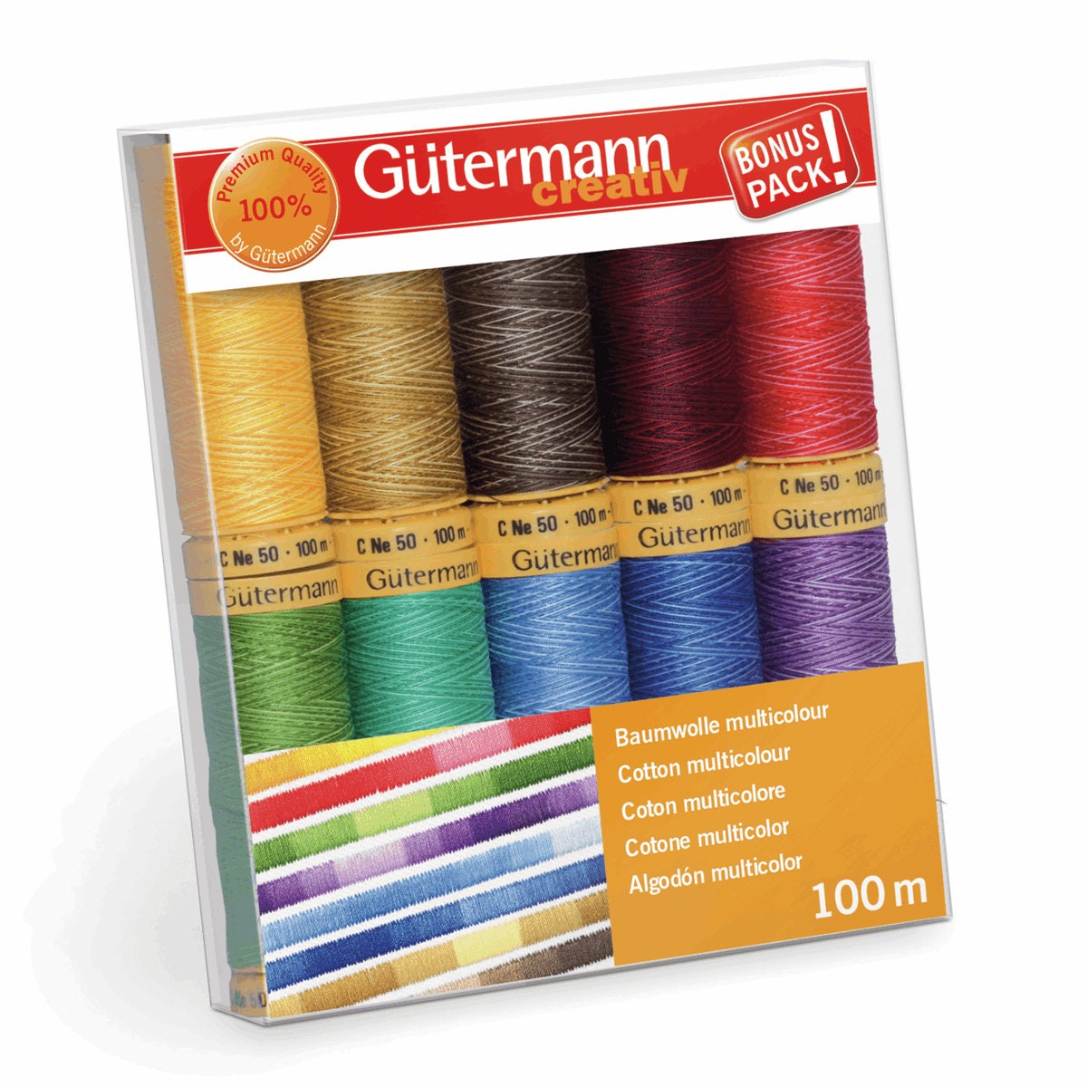  Gutermann Thread Set 100m x 10 reels with Prym Sewing