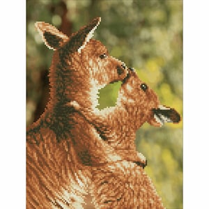 Diamond Dotz - Diamond Painting Kit - Kissing Kangas