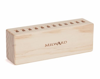 Bloque de tijera de madera Milward: admite hasta 12 pares de tijeras