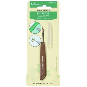Clover Strong Stitch Seam Ripper Unpicker Thread Picker Point Protector