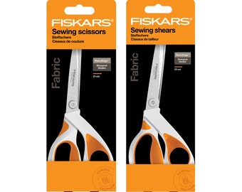 FISKARS Premium stof RazorEdge-kledingschaar zacht - keuze uit 2 maten