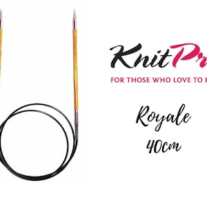 KnitPro Royale Fixed Circular Needles 40cm Length - Sizes 3mm-8mm Knitting Needles