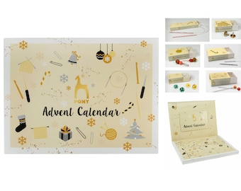 Pony Advent Calendar : 24 Items , knitting, crochet and sewing , Christmas, Xmas