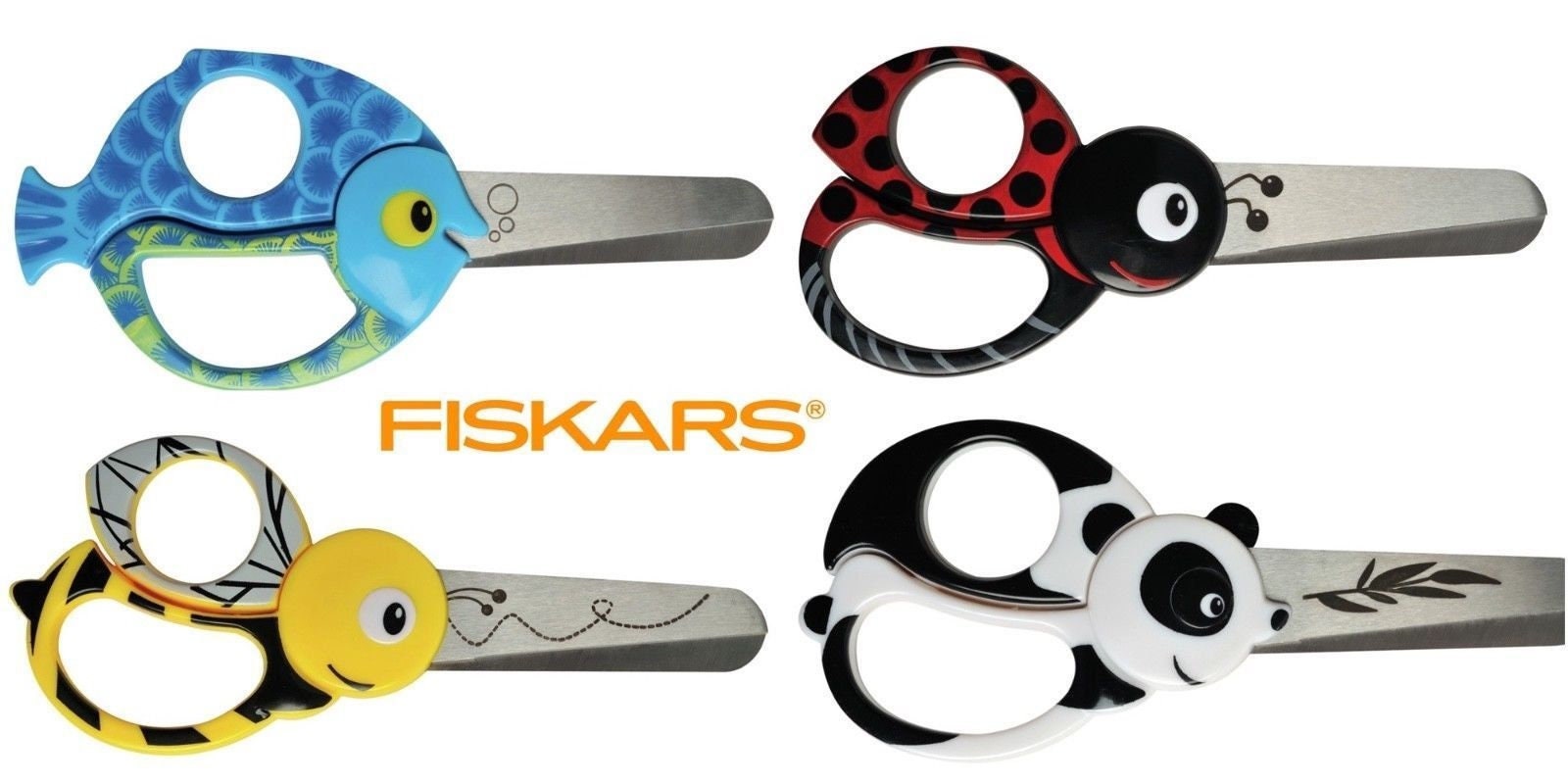 Scissors for Children FISKARS Kids 13cm Animal 