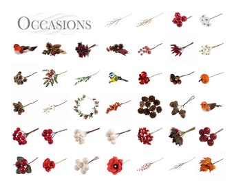 Occasions Wreath Accessories Decorations Xmas Christmas DIY Wall Hanging Garland