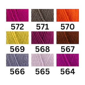 New Colours Added Sirdar Bonus DK 100g Yarn Colours DK Double Knit Knitting Crochet Yarn Acrylic image 9