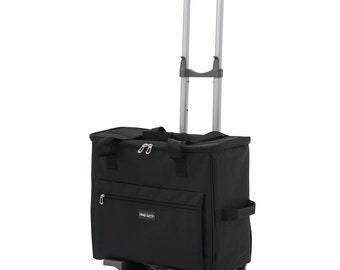 HobbyGift Sewing Machine Trolley Bag - Black - craft, sewing, quilting knitting, Embroidery & detailed work