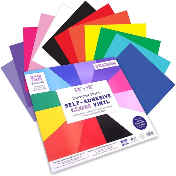 Bumper Pack of 12'x12' Self-Adhesive Vinyl - 48 sheets Bumper Pack of 12'x12' Self-Adhesive Vinyl - 48 sheets