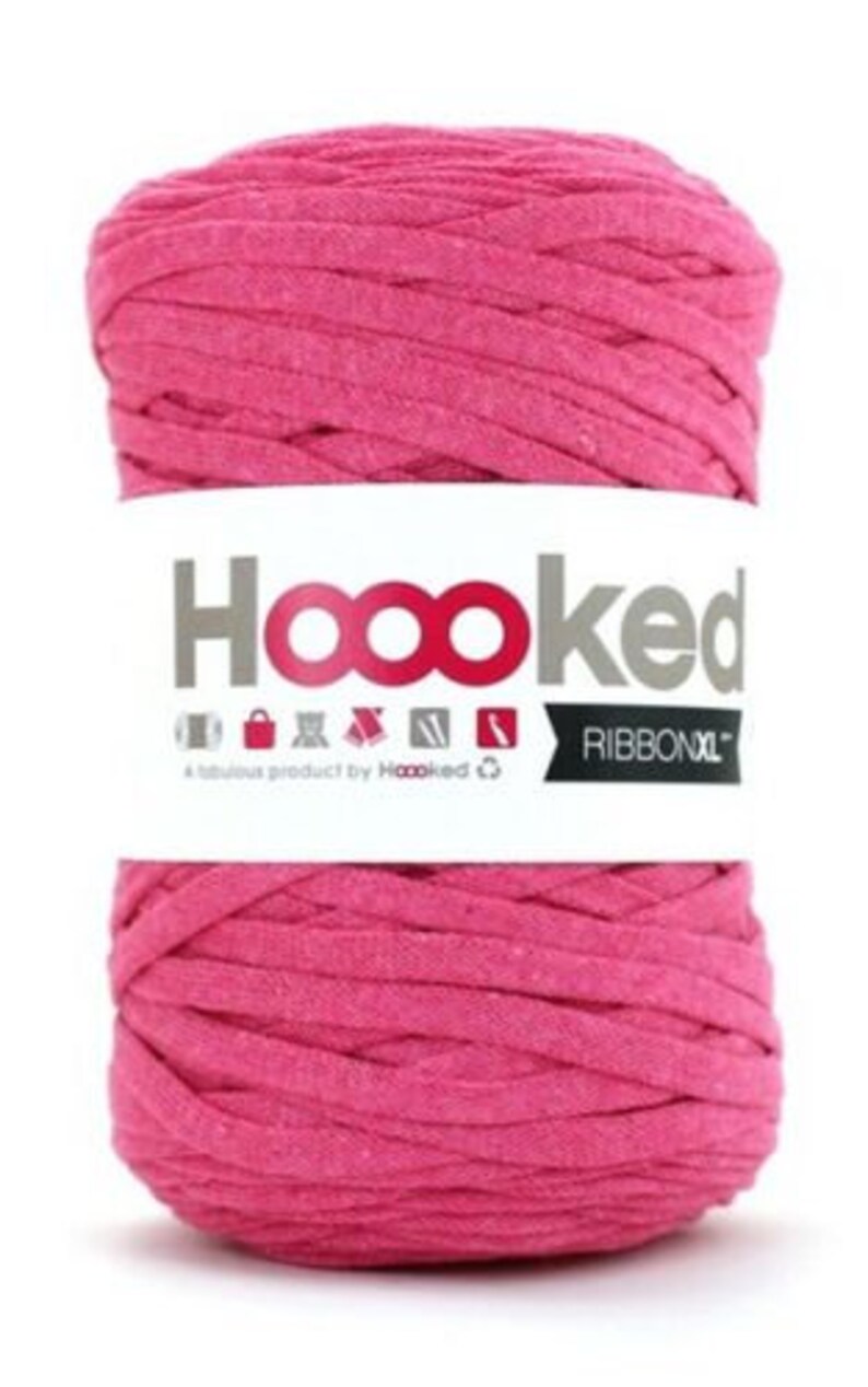 Hoooked RibbonXL 250g Recycled Chunky Yarn Cotton Crochet Knitting ALL COLOURS image 4