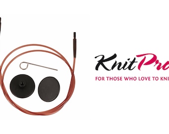 KnitPro Brown Interchangeable Needle Cable