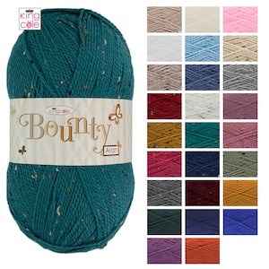 King Cole Bounty Aran 250g Acryl Strickgarn Wolle - Alle Farben häkeln