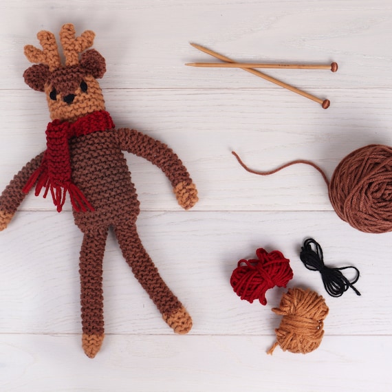 Trimits Knitting Kit: Reindeer Trimits Knitting Kit: Reindeer