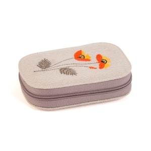 HobbyGift Sewing Kit - Zip Case - Embroidered - Wildflowers - Sewing - TK05E\614