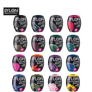 Dylon Washing Machine Dye Pods - All Colours - All-in-1 Fabric Dyes - Cotton Linen Viscose
