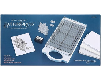 Spellbinders BetterPress Letterpress System BP-001 Tampon encreur à plateforme magnétique