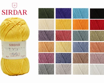 Sirdar Snuggly Replay 50g Wool - All Colours - DK Double Knitting Yarn Cotton