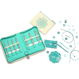 KnitPro The Mindful Collection KINDNESS Interchangeable knitting needle set 10cm- craft, sewing, quilting knitting, Embroidery
