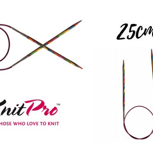 Aiguilles à tricoter fixes KnitPro Symfonie 25 cm de long - Aiguilles à tricoter 2 mm-5 mm