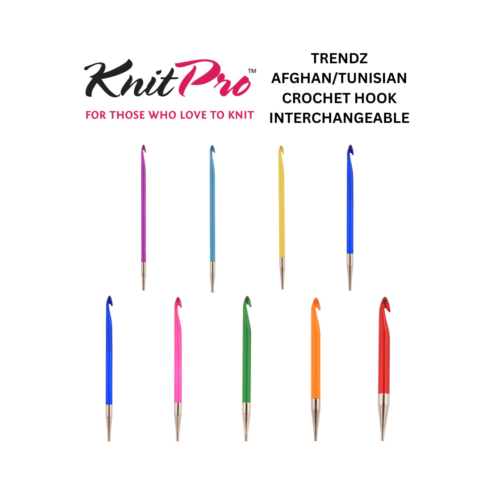 Knitpro Trendz: Crochet Hook Interchangeable Tunisian Afghan