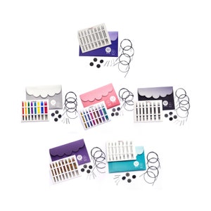 KnitPro Interchangeable Circular Knitting Needle Tips Deluxe Sets 3.50-8.00mm - craft, sewing, quilting knitting, Embroidery & detailed work