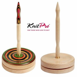 KnitPro Wooden Yarn Butler Dispenser - Choice of 2 Designs: Signature or Natural