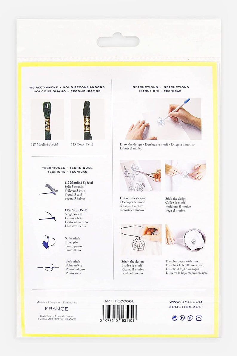 DMC Magic Paper Blank Sheet X 2 - Etsy