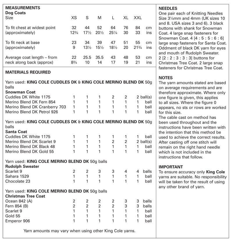 Christmas dog coats uk