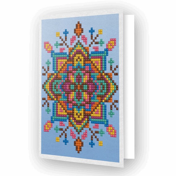 DIAMOND DOTZ LET IT SNOW GREETING CARD - Colore Amico
