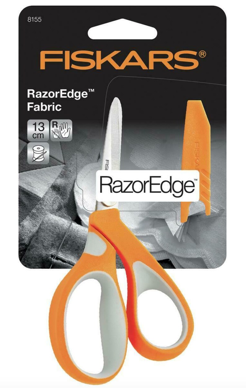 FISKARS Premium Fabric RazorEdge Dressmaking Scissors Soft Choice of 3 Sizes image 2