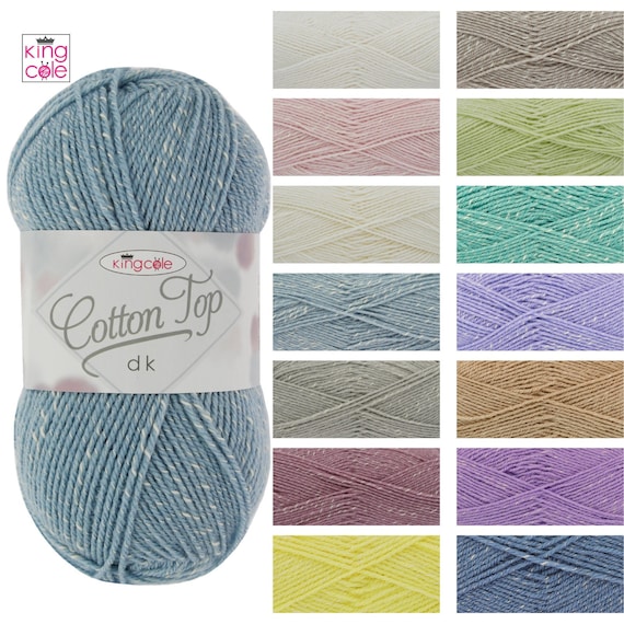 King Cole Cottonsoft Double Knit Yarn- 100g King Cole Cottonsoft Double Knit Yarn- 100g