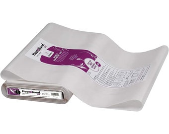 Heat and Bond LITE Iron-On Adhesive, Off-White, 17&quot; x 35 yd - Lengths up to 10m Various Sizes